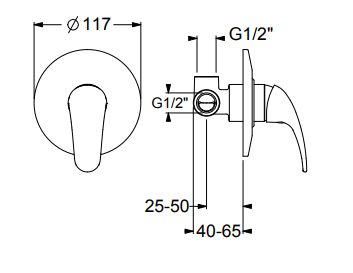 scheda tec. GUGLIELMI RIMA INC. DOCCIA 1 uscita