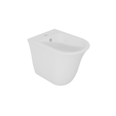 flut bidet bianco lucido